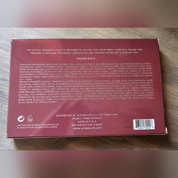 Ace Beautē Eyeshadow Palette - Picture 2 of 3